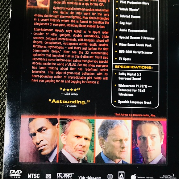 Alias The Complete First Season DVD, 2003, 6-Disks - Picture 3 of 12
